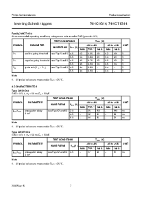 浏览型号74HCT1G14的Datasheet PDF文件第7页