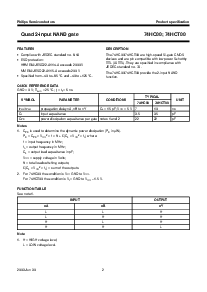 浏览型号74HC00D的Datasheet PDF文件第2页