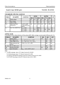 浏览型号74HC00D的Datasheet PDF文件第5页