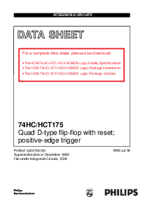 浏览型号74HC175N的Datasheet PDF文件第1页
