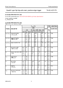 浏览型号74HC175DB的Datasheet PDF文件第5页