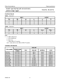 浏览型号74HC74PW的Datasheet PDF文件第3页