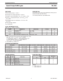 浏览型号74LV00的Datasheet PDF文件第2页