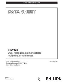 浏览型号74LV123DB的Datasheet PDF文件第1页
