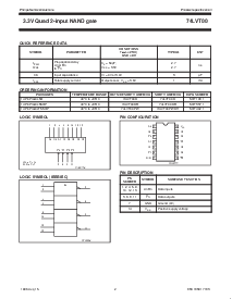 浏览型号74LVT00PW的Datasheet PDF文件第2页