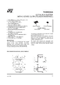 浏览型号74VHC244T的Datasheet PDF文件第1页