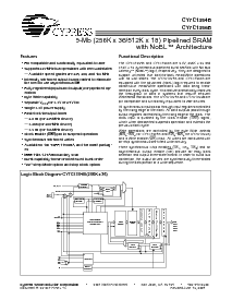 浏览型号CY7C1354B-166AC的Datasheet PDF文件第1页
