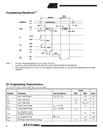 浏览型号AT27C4096-70JC的Datasheet PDF文件第6页