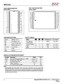 浏览型号IS62C256-70UI的Datasheet PDF文件第2页