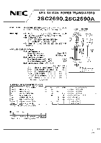 浏览型号2SC2690A的Datasheet PDF文件第1页