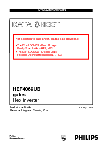 浏览型号HEF4069UB的Datasheet PDF文件第1页
