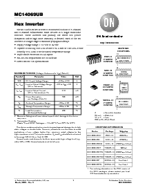 浏览型号MC14069UB的Datasheet PDF文件第1页