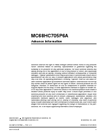 浏览型号MC68HC705P6ACDW的Datasheet PDF文件第3页