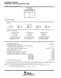 浏览型号SN74LV86ADBG4的Datasheet PDF文件第2页