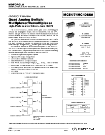 浏览型号MC74HC4066ADR2的Datasheet PDF文件第1页