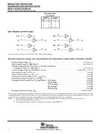 浏览型号SN74LV126ADGVRE4的Datasheet PDF文件第2页