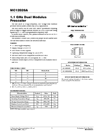 浏览型号MC12026ADR2的Datasheet PDF文件第1页