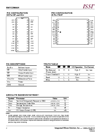 浏览型号IS61C256AH-15T的Datasheet PDF文件第2页