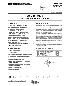 浏览型号OPA356AIDBVT的Datasheet PDF文件第1页