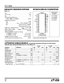 浏览型号LTC1606AIG的Datasheet PDF文件第2页