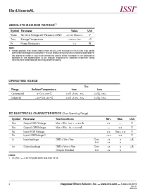 浏览型号IS61LV25616AL-12T的Datasheet PDF文件第4页