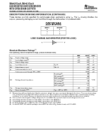 浏览型号SN74LVC06APWT的Datasheet PDF文件第2页