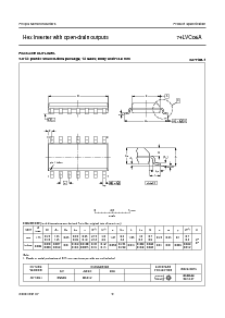 浏览型号74LVC06APW的Datasheet PDF文件第9页