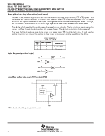 浏览型号SN74CB3Q3306APWR的Datasheet PDF文件第2页