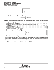 浏览型号SN74LV06APWE4的Datasheet PDF文件第2页