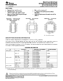 浏览型号SN74LVC06APW的Datasheet PDF文件第1页