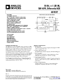 浏览型号AD7676AST的Datasheet PDF文件第1页