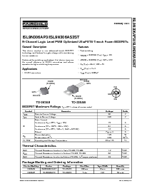 浏览型号ISL9N306AS3ST的Datasheet PDF文件第1页