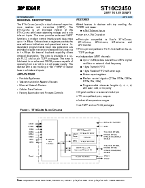 浏览型号ST16C2450CJ44的Datasheet PDF文件第1页
