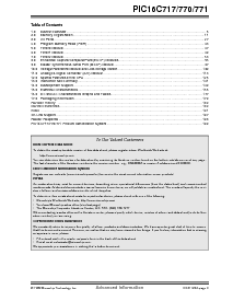 浏览型号PIC16C717-04/SO的Datasheet PDF文件第3页