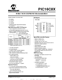 浏览型号PIC16C84的Datasheet PDF文件第1页