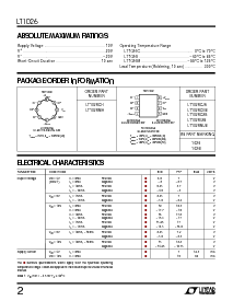 浏览型号LT1026CN8的Datasheet PDF文件第2页