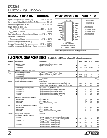 浏览型号LTC1266CS-3.3的Datasheet PDF文件第2页