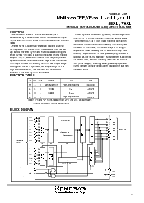 浏览型号M5M5256DFP-70XL的Datasheet PDF文件第2页