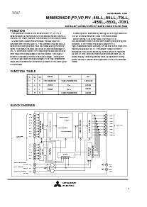 浏览型号M5M5256DRV-45LL的Datasheet PDF文件第2页