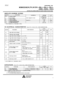 浏览型号M5M5256DRV-45LL的Datasheet PDF文件第3页