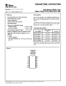 浏览型号CD54HC7266F3A的Datasheet PDF文件第1页