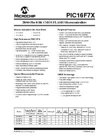 浏览型号PIC16F7X的Datasheet PDF文件第3页