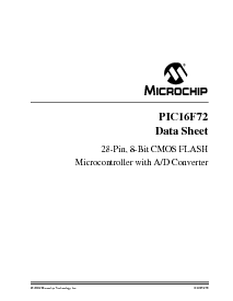 浏览型号PIC16F72的Datasheet PDF文件第1页