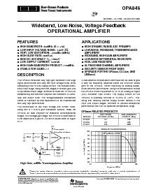 浏览型号OPA846IDBVT的Datasheet PDF文件第1页