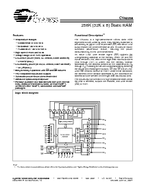浏览型号CY62256L-70SNC的Datasheet PDF文件第1页