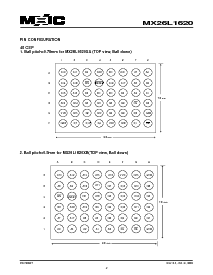 浏览型号MX26L1620MI-12的Datasheet PDF文件第2页