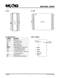 浏览型号MX26L1620MI-12的Datasheet PDF文件第3页