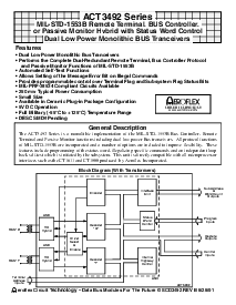 浏览型号ACT3492的Datasheet PDF文件第1页