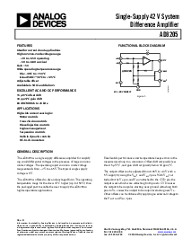 浏览型号AD8205YCSURF的Datasheet PDF文件第1页