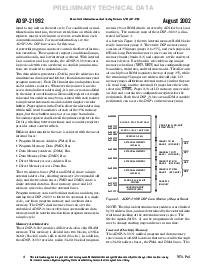 浏览型号ADSP-21992YST的Datasheet PDF文件第4页